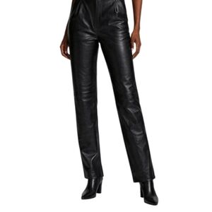 Clio Vintage Leather Pants in Black Size 4 Petite